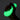 Rare PolySquish glowing bright green while squeezed in a dark setting