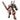 Azukibar Robot holding its stick-shaped sword in a full-body pose on a white background