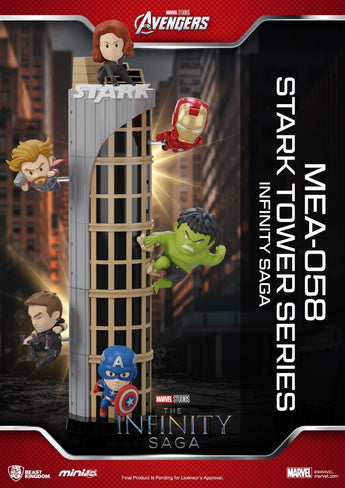 Beast Kingdom MEA-058 Infinity Saga Stark Tower regular character lineup display