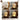 Four-panel comparison of the BROWN donut bank unlit and glowing at different light levels