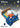 LINE FRIENDS Moon Night-Night figure sleeping under a blue star blanket with a slipper