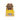 Front view of Brown LINE FRIENDS character driving a yellow pull-back car with a burger-shaped seat back
