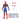 Spider-Man model with interchangeable hands, web gauntlet, web effect, and runner parts