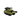 Green armored tank vehicle model with multiple cannons