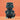 Front view of Funko Jumbo Chan Godzilla hard-vinyl figure against an orange background