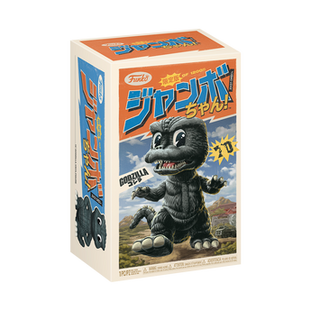 Funko Jumbo Chan Godzilla limited-edition collector box with illustrated front and side panels