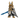 White-and-gold Herospire warrior model holding a blue sword