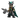 Black-and-green Herospire warrior model holding a large dark axe