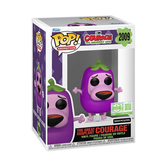Funko Pop! The Great Eggplant Courage #2009 in limited-edition window box