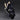 Cloud Strife seated on Fenrir motorcycle in a front three-quarter view