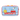 Front of the blue and red Snoopy Out To Lunch laptop bag with typing Snoopy artwork and yellow round charm