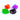 Four dodecahedron PolySquish designs in orange, green, purple, and dark rare colors