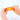 Orange and pink translucent PolySquish twisted between two hands
