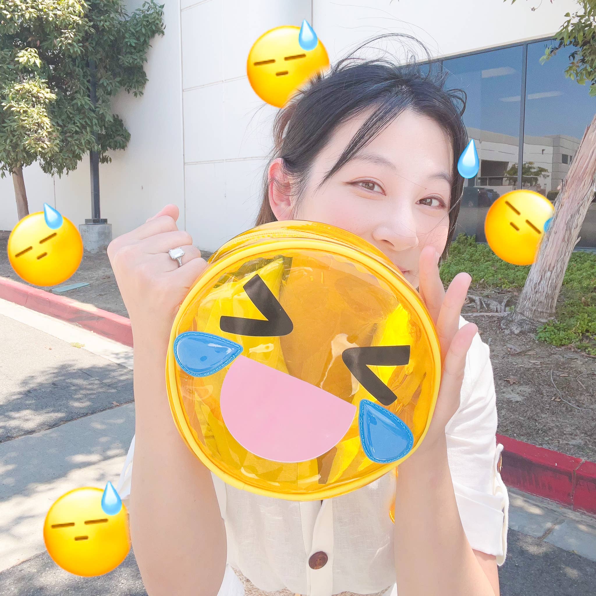 Color Changing Tears of Joy Emoji Jelly Handbag π β WaWoo Fun!