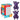 Paul Frank Trexi Julius Purple Chrome figure shown standing and seated beside its window box