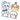 Chiikawa Mini Character Fan – Cute Handheld Uchiwa