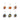 YuMe Minis Noodle Dishes lineup size chart showing six miniature keychain designs