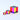 Mini, Original, and Mega CMY Cubes arranged by size on a white background
