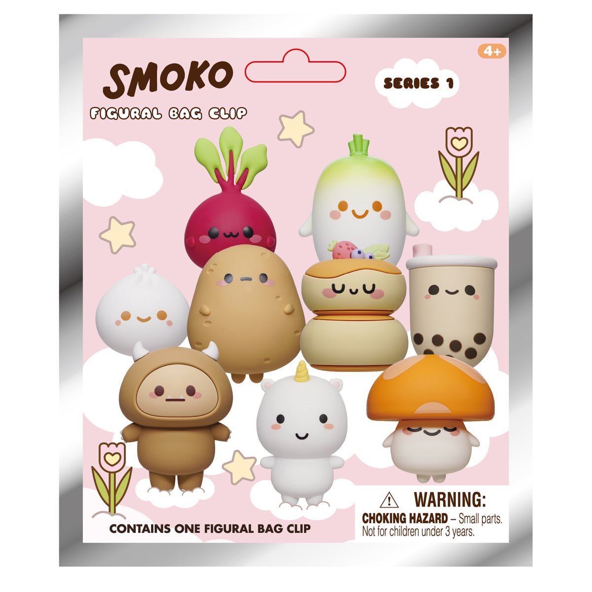 Key Rings Smoko 𝗦𝗺𝗼𝗸𝗼 3D 𝗕𝗮𝗴 𝗖𝗹𝗶𝗽 (Keychain) 𝗕𝗹𝗶𝗻𝗱 𝗕𝗮𝗴 (𝗦𝗲𝗿𝗶𝗲𝘀 𝟭) – WaWoo Fun!