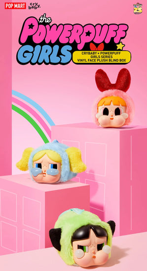 POP MART CRYBABY × Powerpuff Girls Vinyl Face Plush Blind Box